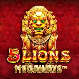 5 Lions Megaways slot logo by Pragmatic Play at Spinstein Casino