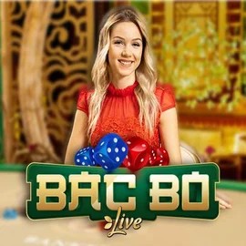 Official Live Casino logo: Bac Bo by Evolution at Spinstein Casino