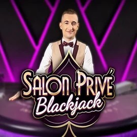 Blackjack Salon Privé slot logo by Ezugi at Spinstein Casino