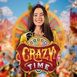 Crazy Time casino game by Evolution – featured logo at Spinstein Casino