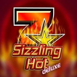 Sizzling Hot Deluxe casino game by Novomatic – featured logo at Spinstein Casino